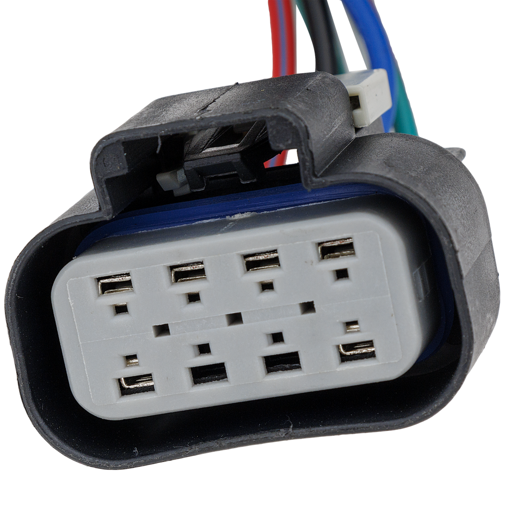 VOLVO HD VNL 04-15 HEAD LAMP RH, Lens and Housing, LED, Black Interior, Performance, w/ LED Strip, 12V