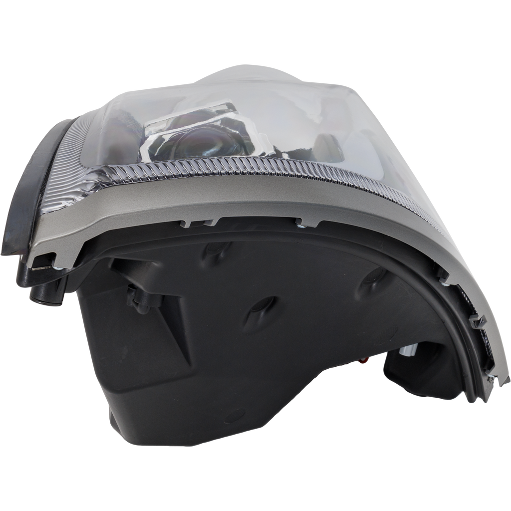 VOLVO HD VNL 04-15 HEAD LAMP LH, Lens and Housing, LED, Black Interior, Performance, w/ LED Strip, 12V