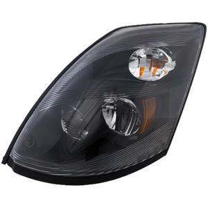 VOLVO HD VN SERIES 15-17 HEAD LAMP LH, Assembly, LED, Black Interior, Standard Type