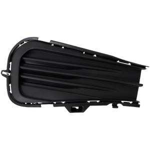JETTA 22-23 FOG LAMP COVER LH, Outer Grille, Black, w/o Sport Pkg, Comfortline/SE/S/Trendline Models