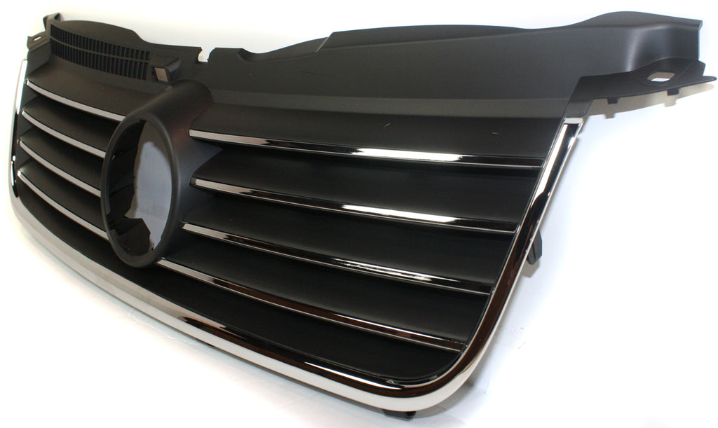 PASSAT 01-05 GRILLE, Black Shell and Insert, w/Chrome Molding, 2.8/4.0L Eng.