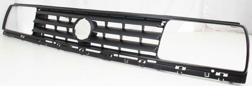 GOLF/JETTA 88-92 GRILLE, Plastic, Painted Black Shell and Insert