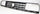 GOLF/JETTA 88-92 GRILLE, Plastic, Painted Black Shell and Insert