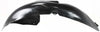 PASSAT 06-10 FRONT FENDER LINER LH, Rear Section, Plastic, Vacuum Form