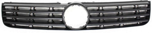 PASSAT 98-01 GRILLE, Textured Black Shell and Insert, Old Body Style
