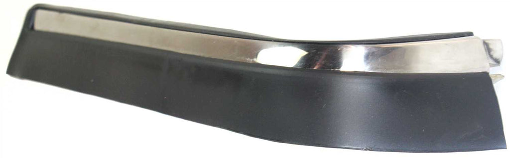 240 SERIES 86-93 REAR BUMPER MOLDING LH, Outer, Plastic, Chrome/Black, Sedan