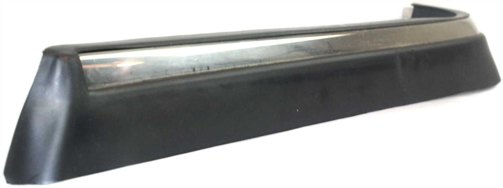 240 SERIES 86-93 REAR BUMPER MOLDING LH, Outer, Plastic, Chrome/Black, Sedan