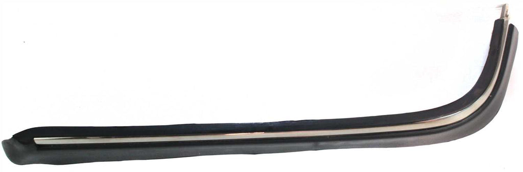 240 SERIES 86-93 REAR BUMPER MOLDING LH, Outer, Plastic, Chrome/Black, Sedan
