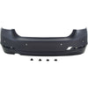 Rear Bumper Cover Primed Standard For 2012-2015 BMW 320i With Park Distance Control Sensor Holes Replacement REPB760169P