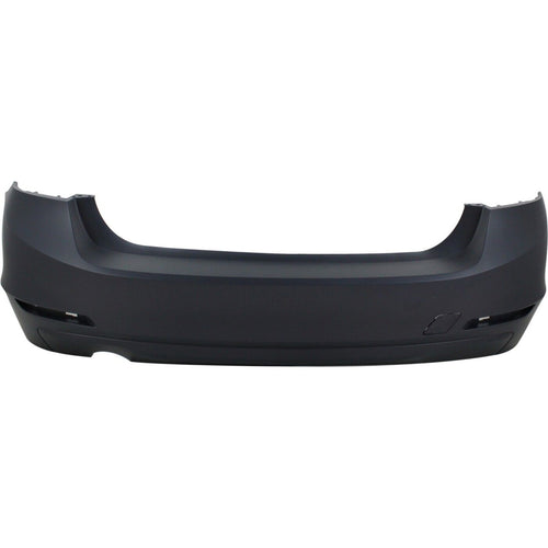 Rear Bumper Cover Primed Standard For 2012-2015 BMW 320i Without Park Distance Control Sensor Holes Replacement REPB760168P