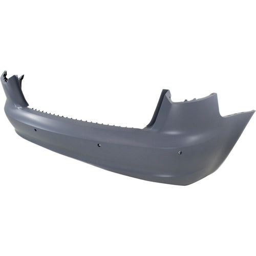 Rear Bumper Cover Primed For 2009-2013 Audi A3 With Parking Aid Snsr Holes Replacement REPA760111P