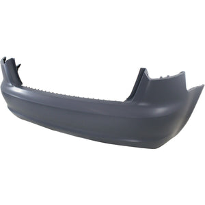 Rear Bumper Cover Primed For 2009-2013 Audi A3 Without Parking Aid Snsr Holes Replacement REPA760113P