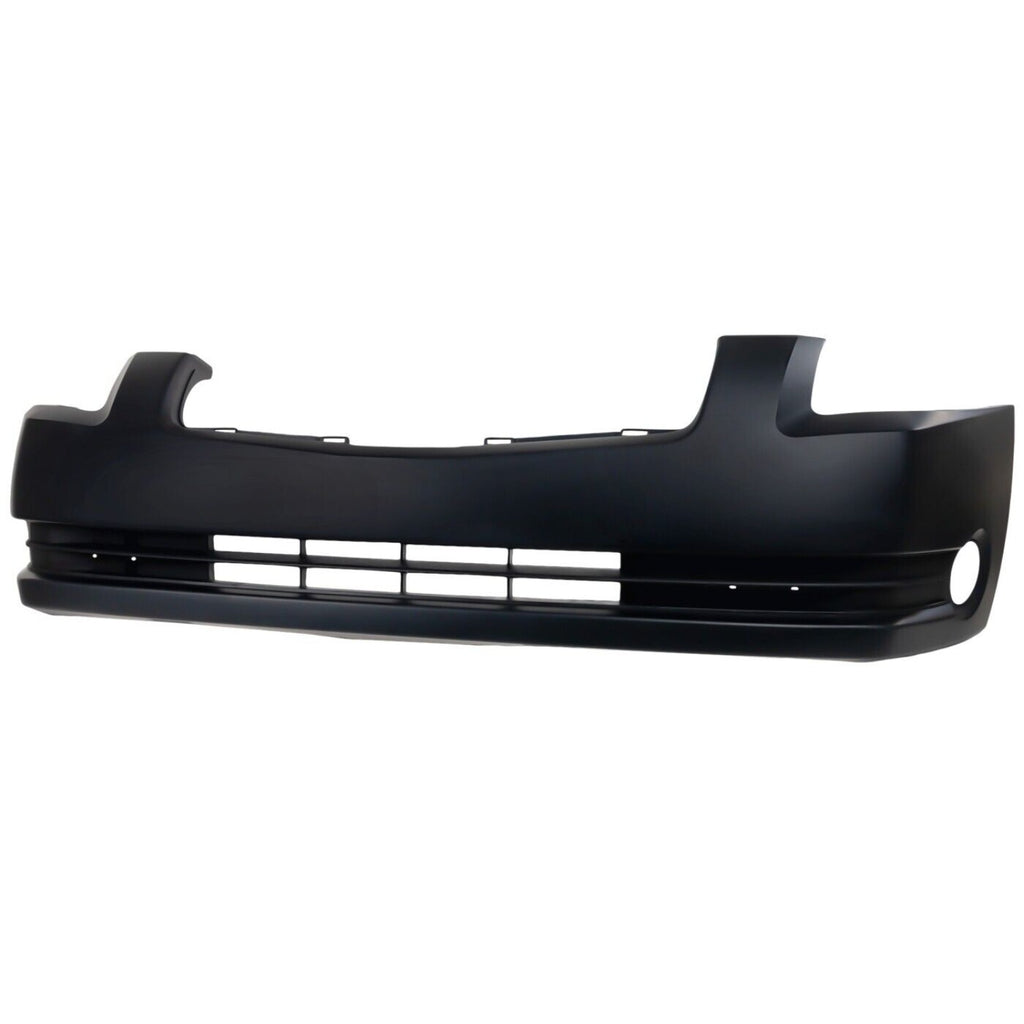 Front Bumper Cover Primed For Nissan Maxima 2004 - 2006 With Fog Light Holes Replacement N010311P