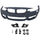 Front Bumper Cover Primed CAPA 2014 - 2020 BMW 4-SERIES With M Sport Pkg With HLW | PDC Snsr Holes | Cam Without Park Assist Sensor Holes Replacement REPBM010317PQ