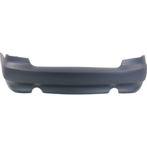 Rear Bumper Cover Primed For BMW 335I | 335XI 2007 - 2010 3.0L Eng Without M Pkg Without PDC Sensor Holes Replacement REPBM760116P