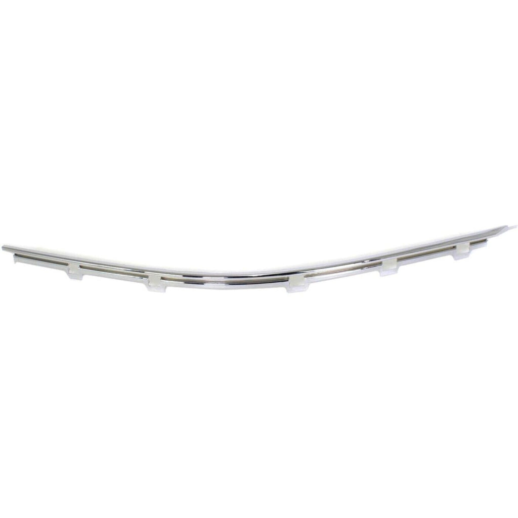 Front Bumper Molding Left Driver Side Chrome For 1997-2000 BMW 5-Series Outer Cover Replacement REPB763704