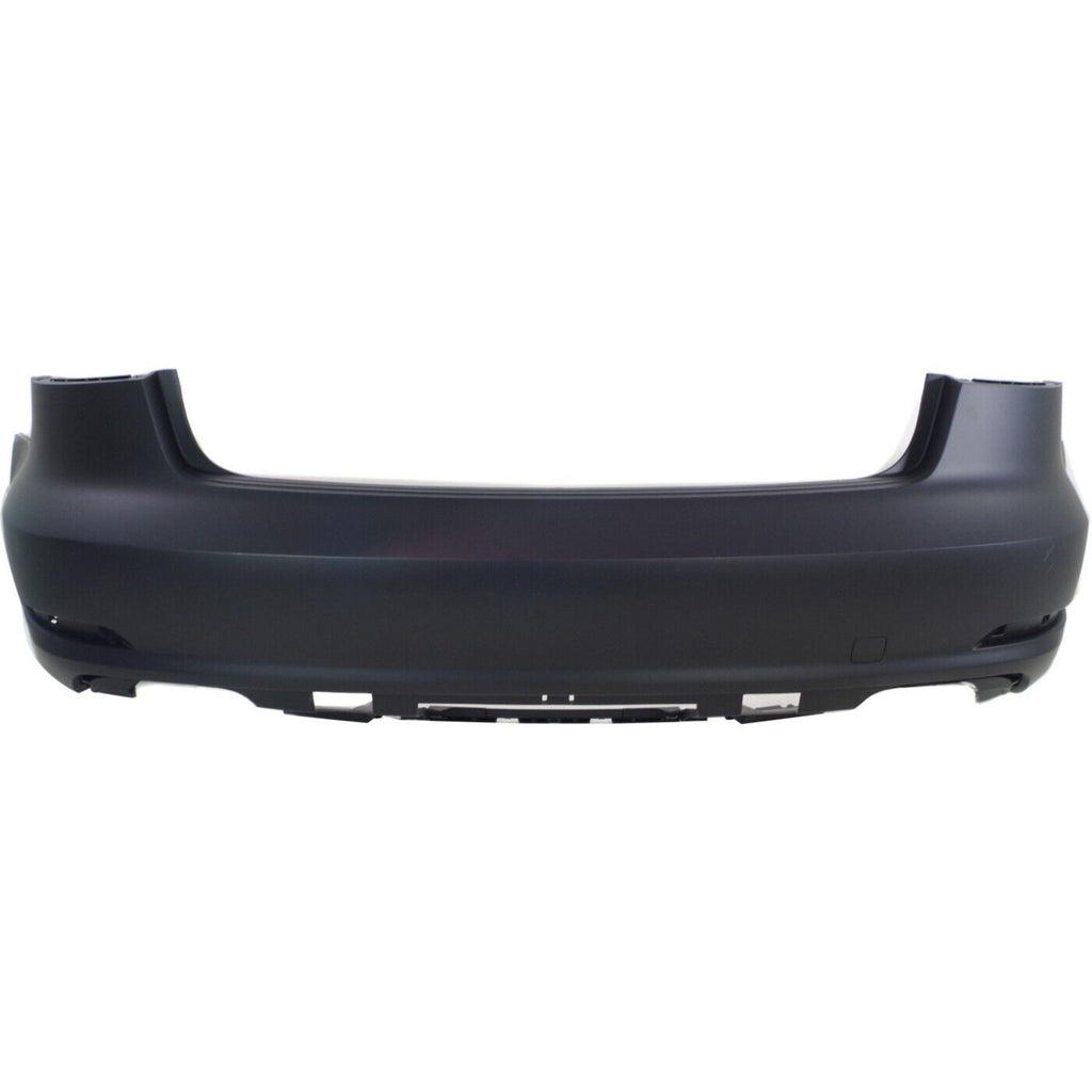 Rear Bumper Cover Primed For 2015-2016 Audi A3 Without Parking Aid Sensor Holes Replacement REPA760135P