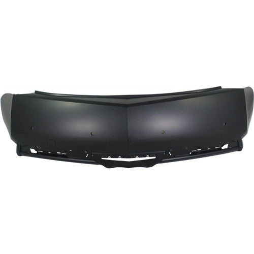 Rear Bumper Cover Primed For 2012-2014 Cadillac CTS Without Side Object Sensor Holes Coupe Replacement REPC760169P