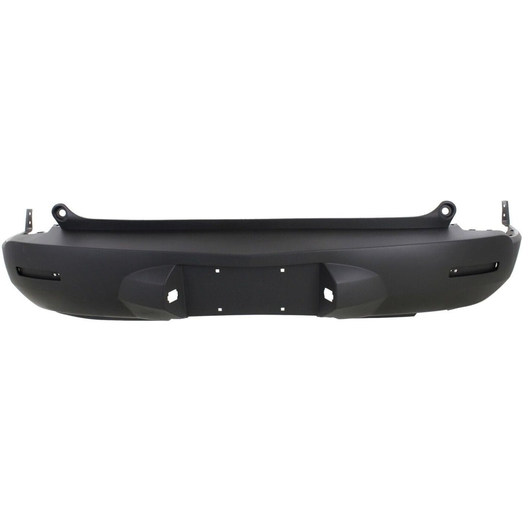 Rear Bumper Cover Textured For 2009-2012 Chevrolet Traverse Without ROS Holes With Single Exh Hole Coupe Replacement REPC760157