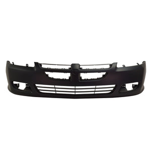 Front Bumper Cover Primed For 2003-2005 Dodge Stratus 2-Door With Fog Light Holes Replacement REPD010323P