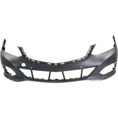 PARTS OASIS New Aftermarket MB1000428 Front Bumper Cover Primed Mercedes Benz E Class 2014 2015 2016 With AMG Styling Pkg With Active Park Assist Sensor Holes Replaces OE 21288025479999