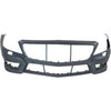 PARTS OASIS New Aftermarket MB1000442 Front Bumper Cover Primed Replacement For Mercedes Benz CLS550 2012 2013 2014 With AMG Styling Pkg Without Parktronic Holes Replaces OE 21888010409999