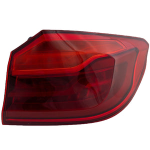 Tail Lamp Right Passenger Side For 2017-2020 BMW 5-Series Outer Assembly LED CAPA Replacement RB73010025Q