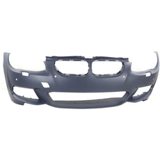PARTS OASIS New Aftermarket BM1000247 Front Bumper Cover Primed Replacement For BMW 3-Series 2011 2012 2013 With M Package | Park Distance Control Sensor Holes Replaces 51118035783