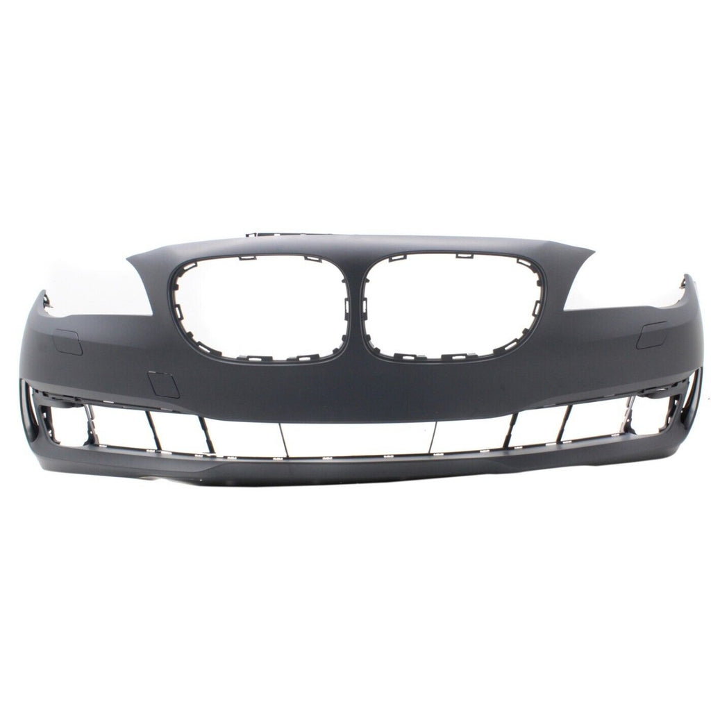 Front Bumper Cover Primed For 2013-2015 BMW 7-Series Without M Pkg | PDC Snsr Holes Replacement REPBM010328P