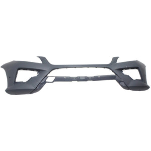 PARTS OASIS New Aftermarket MB1000380 Front Bumper Cover Primed Replacement For Mercedes Benz Ml-Class 2012 2013 2014 2015 With AMG Pkg | Parktronic Holes Without HLW Holes Replaces OE 16688545259999