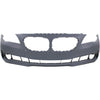Front Bumper Cover Primed For 2013-2015 BMW 7-Series Without M Pkg With PDC Snsr Holes Without Cam Hole Replacement REPBM010327P