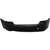 Rear Bumper Cover Primed For 2006-2008 BMW 3-Series Without M Pkg With PDC Snsr Holes Sedan Replacement REPB760171P