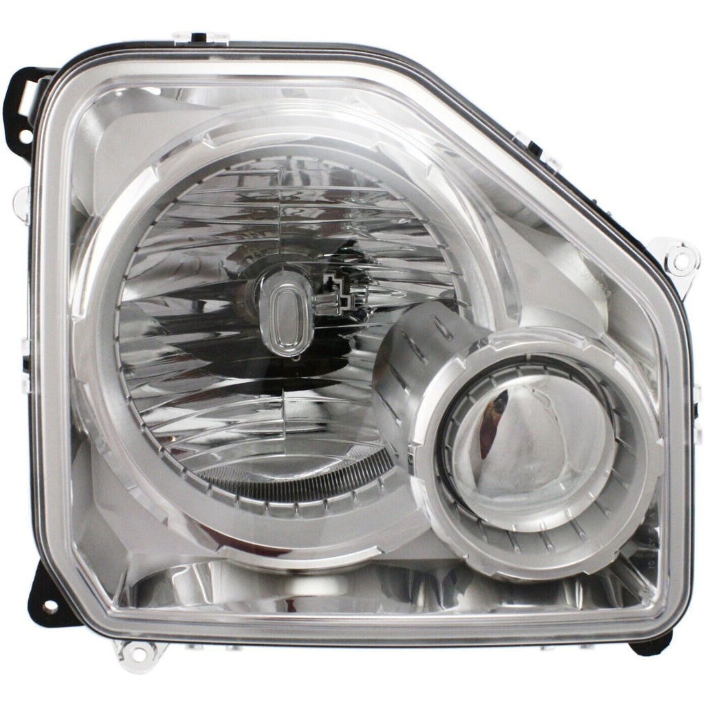 Head Lamp Left Driver Side For 2008-2012 Jeep Liberty Assembly Halogen Chrome Interior Replacement REPJ100112