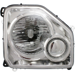 Head Lamp Left Driver Side For 2008-2012 Jeep Liberty Assembly Halogen Chrome Interior Replacement REPJ100112