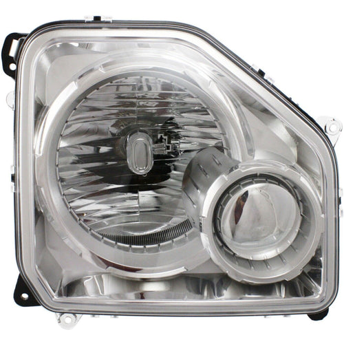 Head Lamp Left Driver Side For 2008-2012 Jeep Liberty Assembly Halogen Chrome Interior Replacement REPJ100112