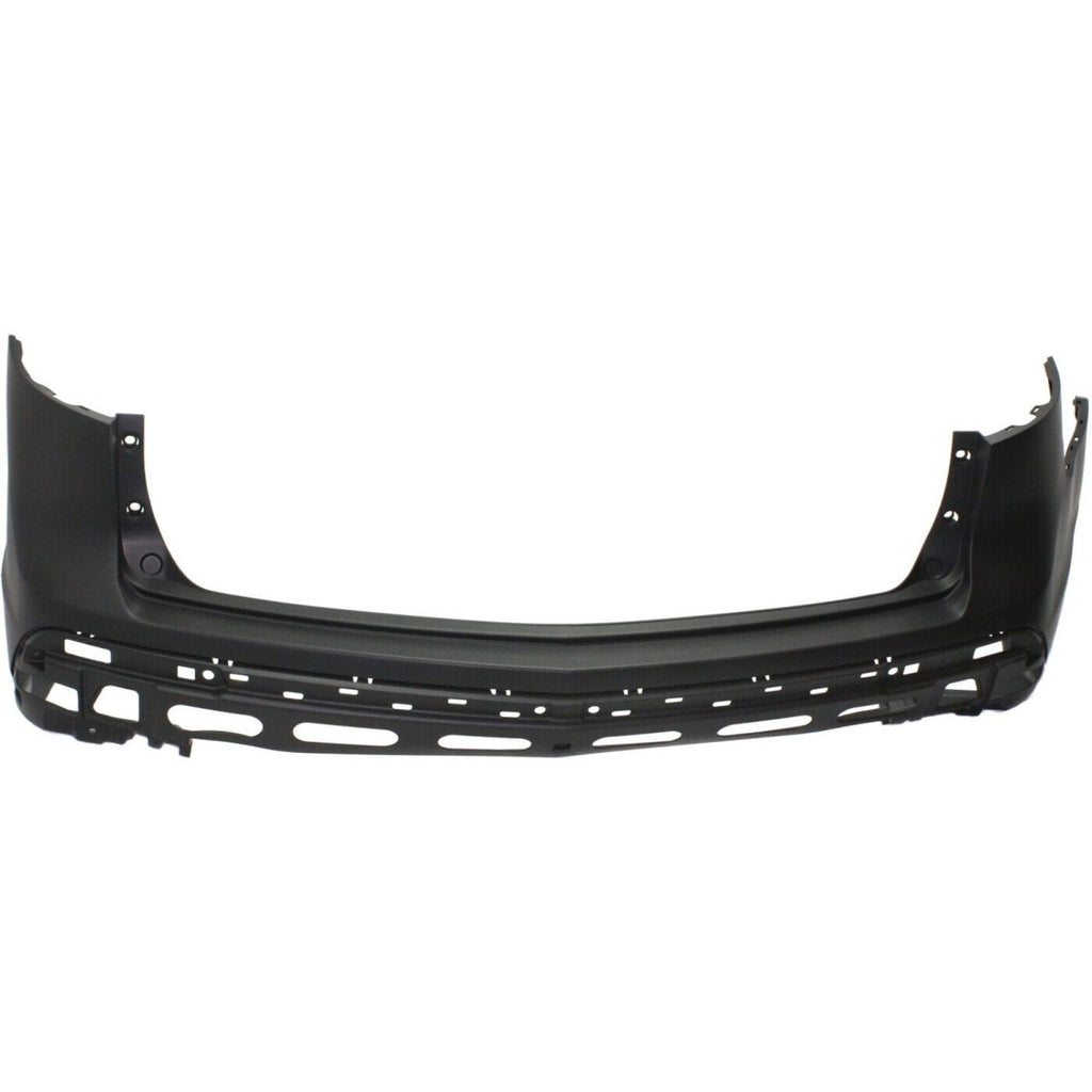 Rear Bumper Cover Primed For 2010-2013 Acura MDX With Parking Aid Sensor Holes Replacement REPA760122P