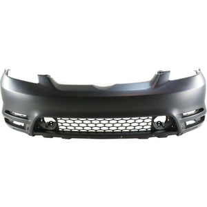 Front Bumper Cover Primed For 2003-2004 Toyota Matrix Replacement T010323P