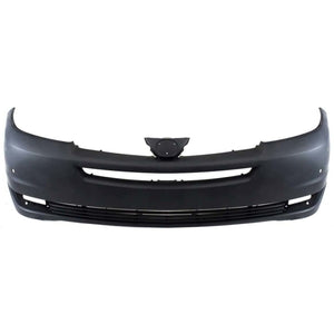 Front Bumper Cover Primed For 2004-2005 Toyota Sienna Without Park Assist Snsr Holes With Radar Cruise Control Replacement T010340P