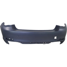 PARTS OASIS New Aftermarket BM1100328 Rear Bumper Cover Primed Replacement For BMW 7-Series 2011 - 2012 Without M Pkg | PDC Snsr Holes Hybrid Model Replaces OE 51127209924