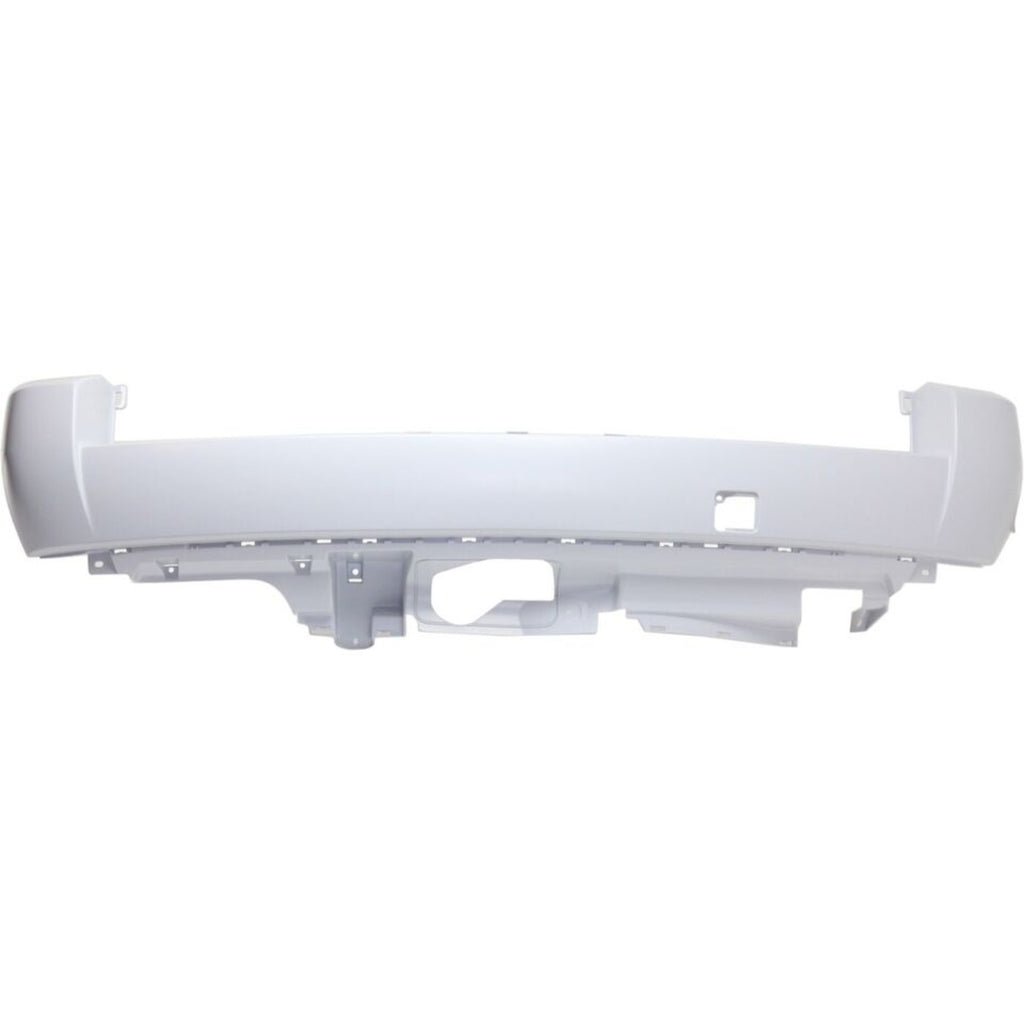 Rear Bumper Cover Primed For 2007-2010 BMW X3 Without M Pkg and Park Dist Ctrl Snsr Holes CAPA Replacement REPB760186PQ