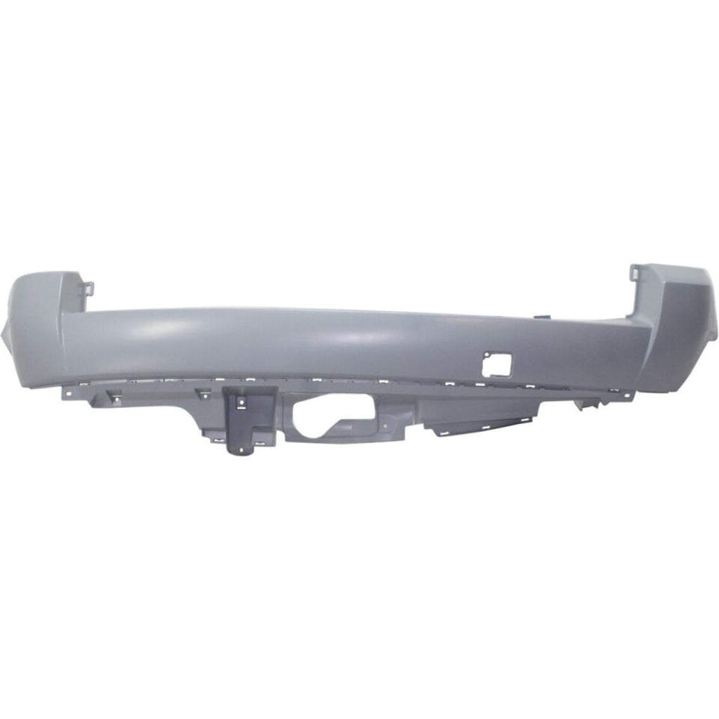 Rear Bumper Cover Primed For 2007-2010 BMW X3 Without M Pkg and Park Dist Ctrl Snsr Holes Replacement REPB760186P