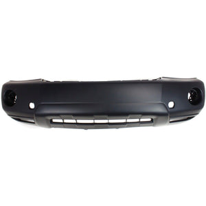 Front Bumper Cover Primed For 2004-2007 Toyota Highlander With Fog Light Holes Replacement T010359P