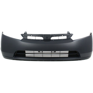 Front Bumper Cover Primed For 2007-2008 Honda Civic 2.0L Eng Exc. MUGEN Si Sedan Replacement RBH010302P