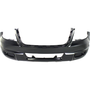 Front Bumper Cover Primed For 2003 Ford Expedition With Absorber Eddie Bauer Model Replacement F010371P