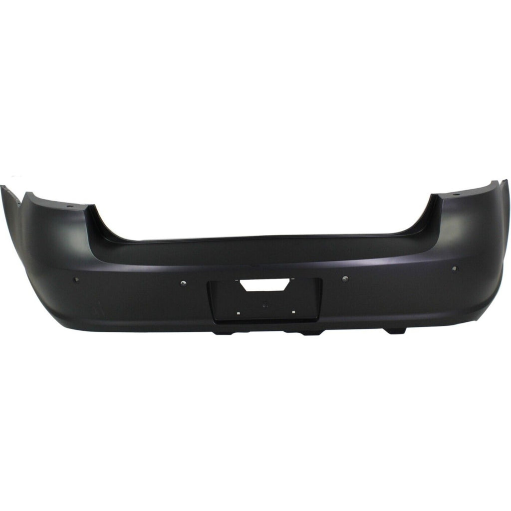 Rear Bumper Cover Primed For 2008-2011 Buick Lucerne With Rear and Side Obj Snsr Holes - CAPA Replacement REPB010329PQ