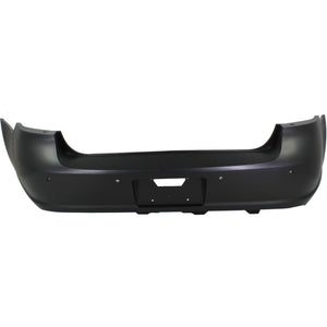 Rear Bumper Cover Primed For 2008-2011 Buick Lucerne With Rear and Side Obj Snsr Holes - CAPA Replacement REPB010329PQ