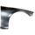 Front Fender Right Passenger Side Primed For 1992-1996 BMW 3-Series Sedan Without Side Repeater Lamps Replacement B161