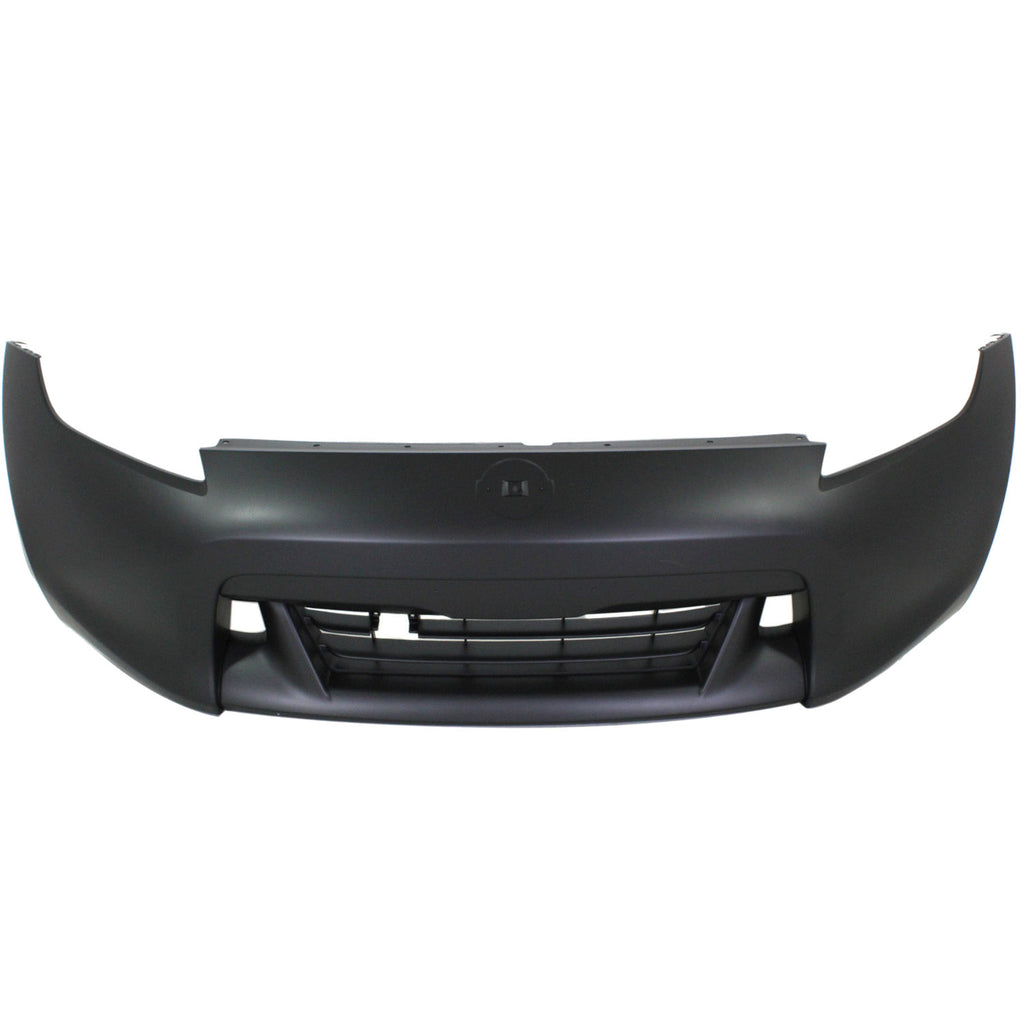 Front Bumper Cover Primed CAPA 2009 -2012 Nissan 370Z With Sport Pkg | Air Spoiler Coupe Replacement REPN010350PQ