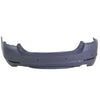 Rear Bumper Cover Primed - CAPA For BMW 535I | ACTIVE HYBRID 5 2011-2013 With M PackageWith Park Distance Control Sensor Holes Replacement REPB760160PQ