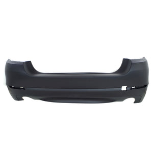 Rear Bumper Cover - CAPA Primed For 2011-2013 BMW 535I | ACTIVE HYBRID 5 Without M Package Without Park Distance Control Sensor Holes Replacement REPB760159PQ